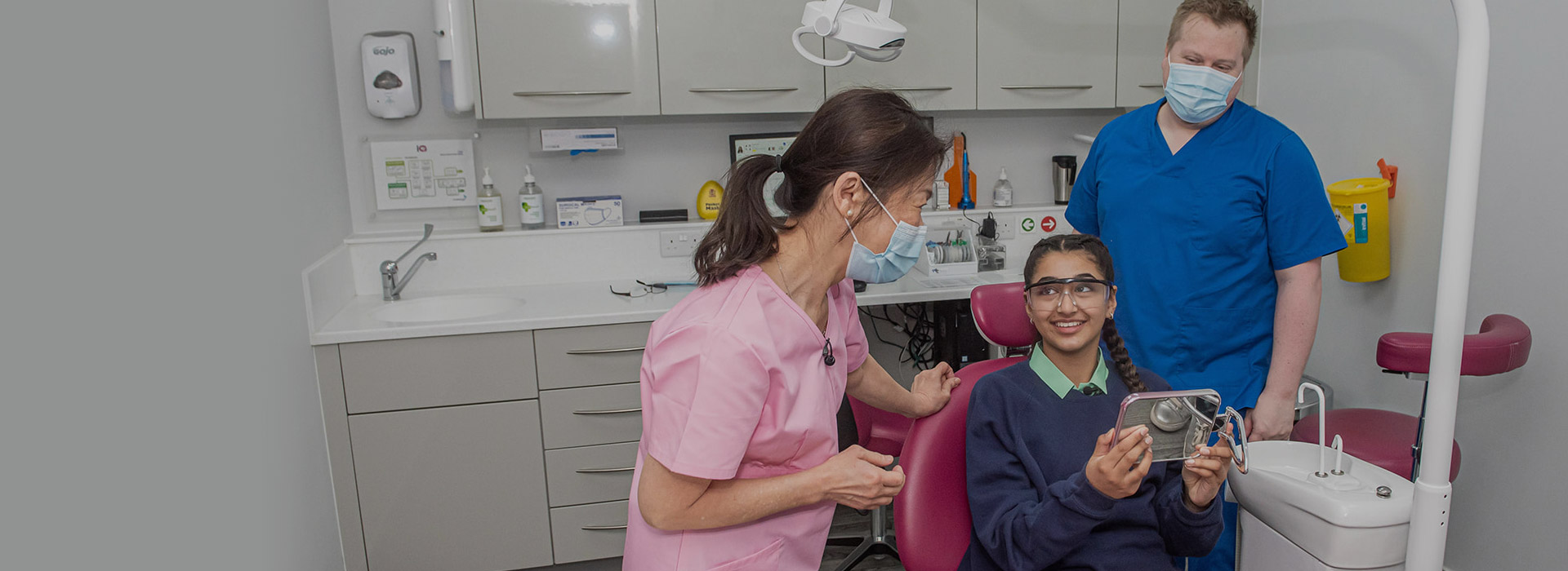 smiling dental patients banner